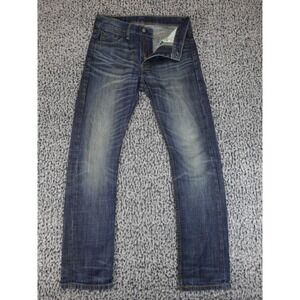 Levis 513 Slim Fit Mens Size 30 Blue Jeans Medium Wash Denim